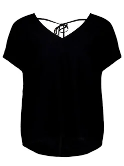 zero Damen Blusenshirt in schwarz