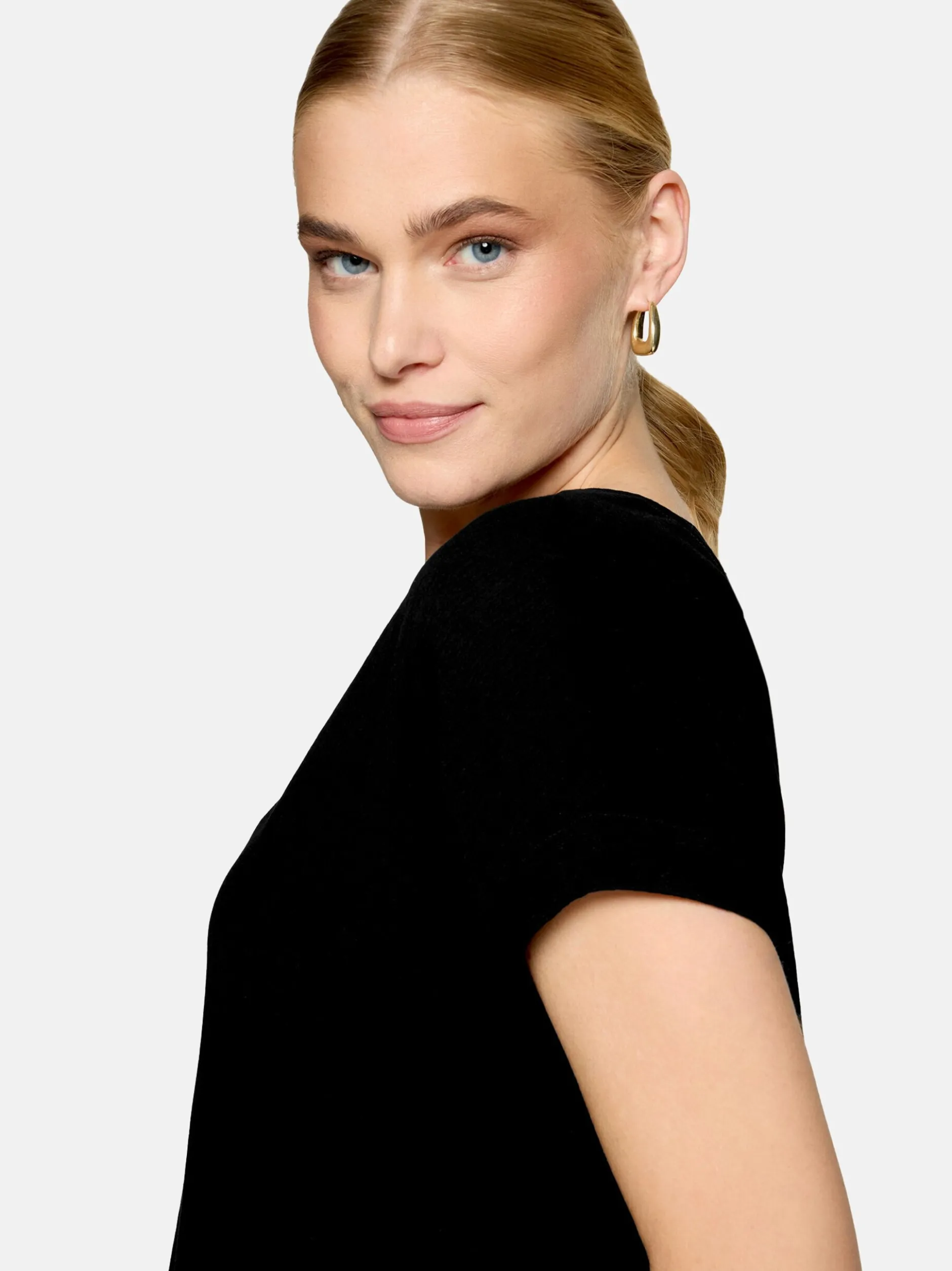 zero Damen Blusenshirt in schwarz