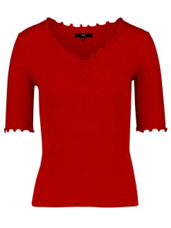 zero Damen Halbarm-Shirt in rot