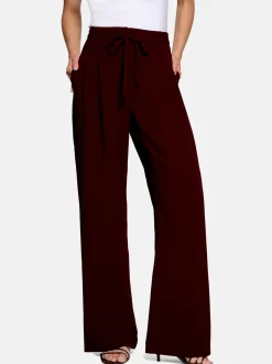 zero Damen Hose in aubergine