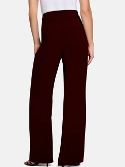 zero Damen Hose in aubergine