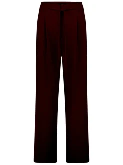 zero Damen Hose in aubergine