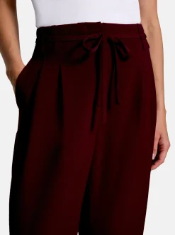 zero Damen Hose in aubergine
