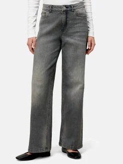 zero Damen Jeans in schwarz denim
