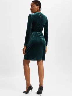 zero Damen Kleid in tanne