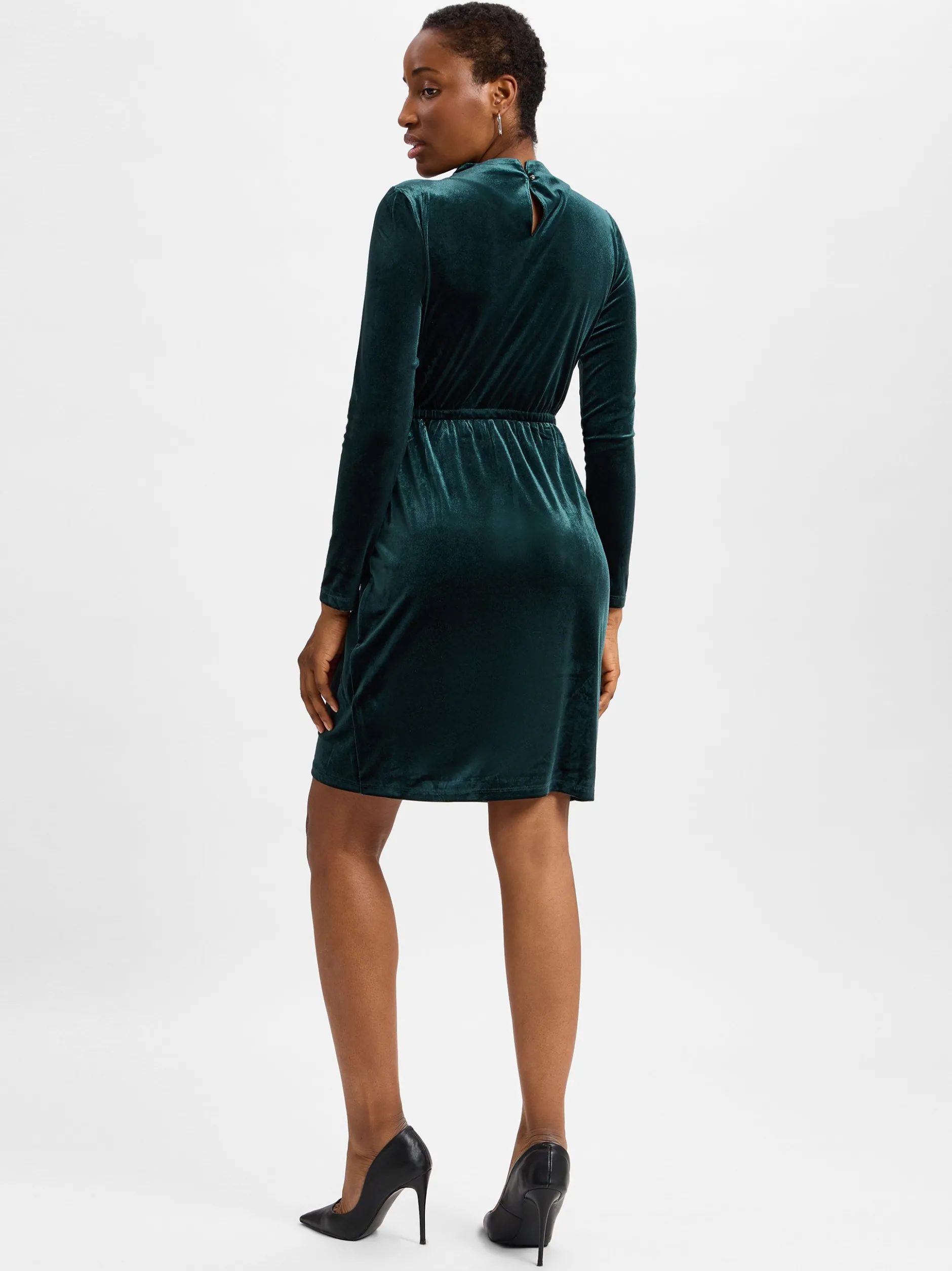 zero Damen Kleid in tanne