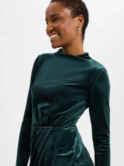 zero Damen Kleid in tanne
