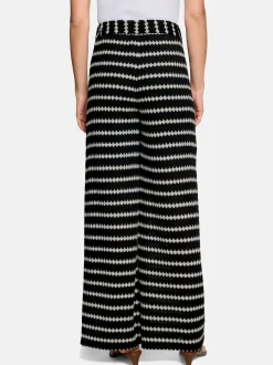 zero Damen Schlupfhose in schwarz weiß