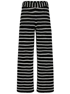 zero Damen Schlupfhose in schwarz weiß