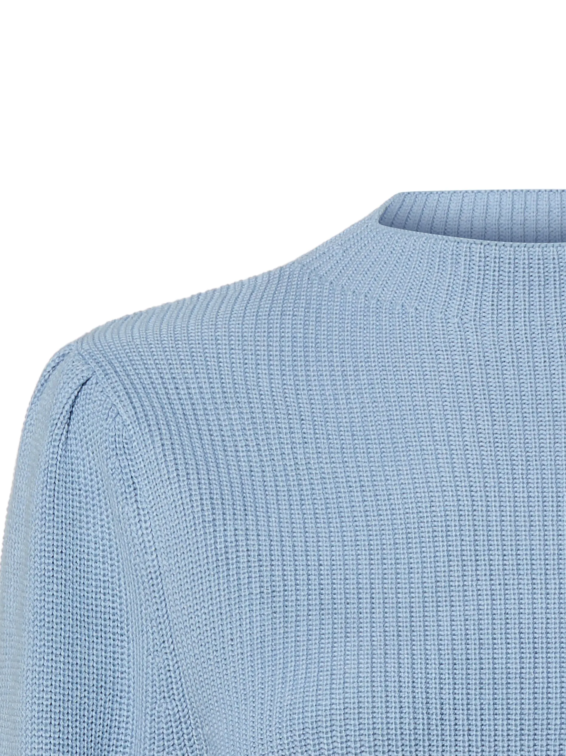 zero Damen Strickpullover in hellblau - Ärmel: langarm