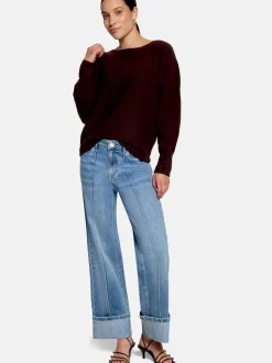 zero Damen Strickpullover in schwarz